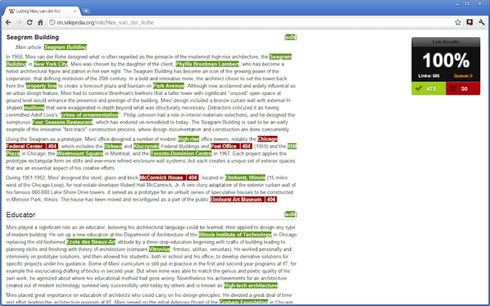Браузерное расширение для SEO, Check My Links