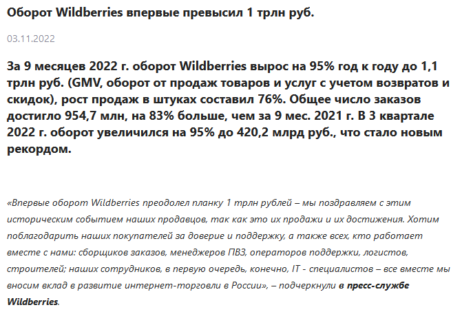 Wildberries использовал данные анализа поведения пользователей для оптимизации скорости загрузки сайта