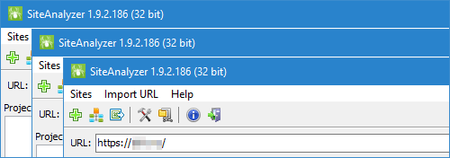 SiteAnalyzer, запуск нескольких копий программы